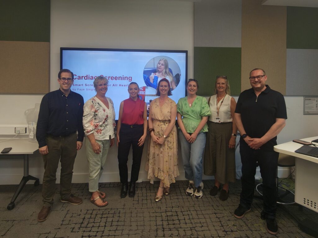 I Judged Four Startup Pitches. Every One Had The Same Marketing Gap. 1 Jonny Ross With The Innovation Supper Dragons Panel And Winner Faye Singleton In Front Of The Cardiac Screening Slide At York St John University